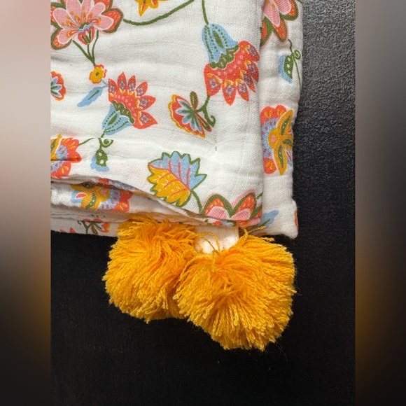 CHICK PEA 🧡 MUSLIN STROLLER BLANKET - Picture 2 of 9